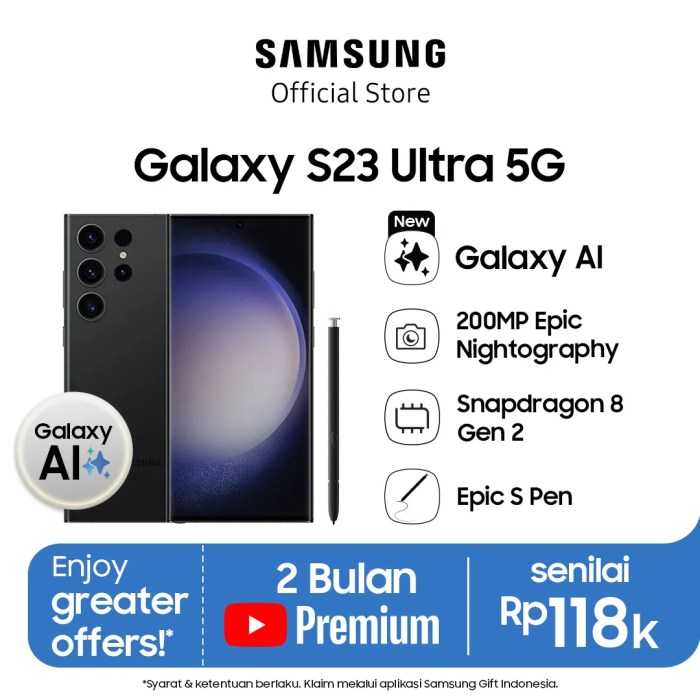 Samsung Galaxy S23 Ultra unlocked dual SIM for sale